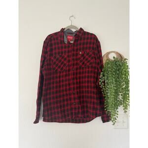 Coleman XL Mens Red Flannel